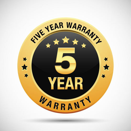 5 Year Warranty